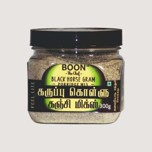 KARUPPU KOLLU KANJI MIX (BLACK HORSE GRAM PORRIDGE MIX)